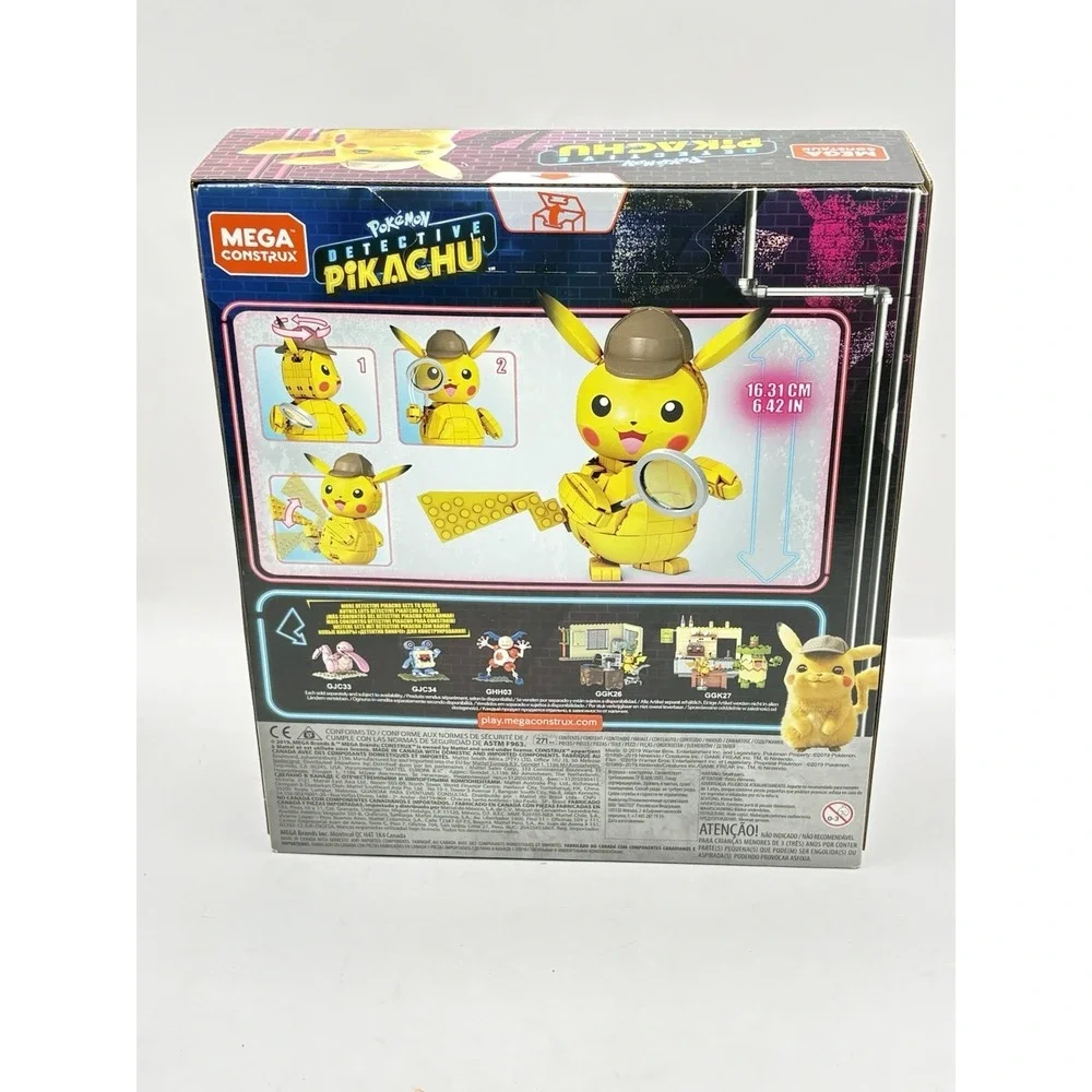 Mega Construx Pokemon Detective Pikachu Set 271 Pieces Retired Hard To Find
